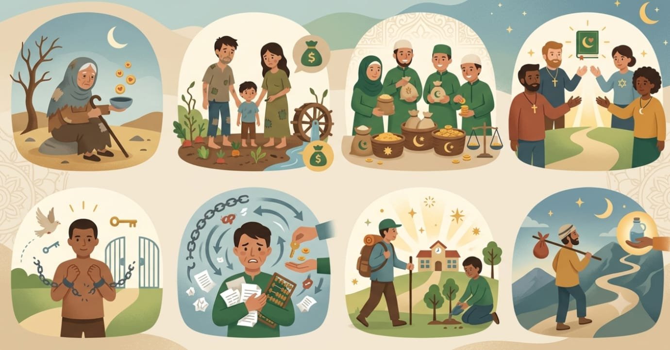 8 Golongan yang Berhak Menerima Zakat